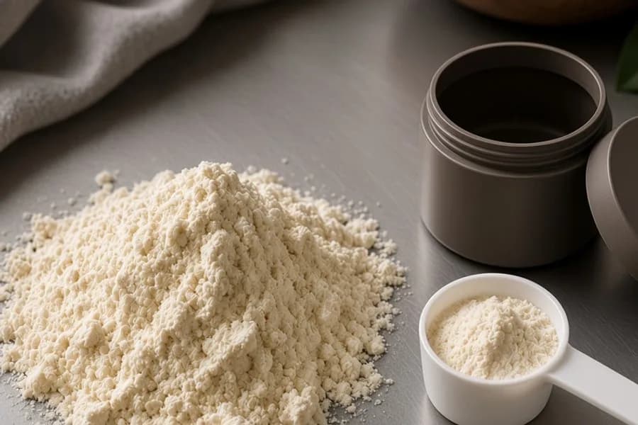 Crop of whey concentrate, isolate and hydrolysate powders