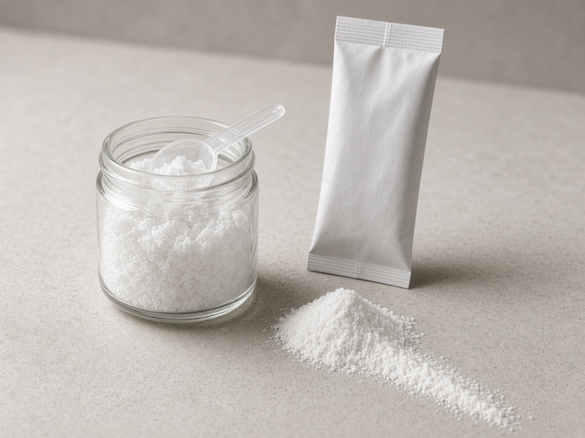 Creatine jar and hydration stick, dual powder